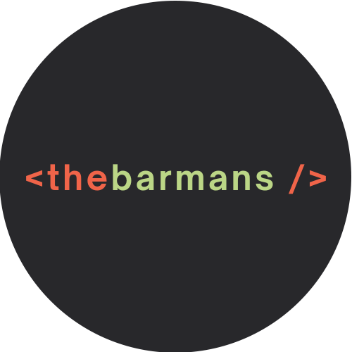 logo for thebarmans web development and design company