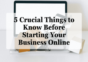 Online Business Tips Poster for blog